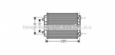 AVA QUALITY COOLING ai2299 -  Радиатор, охлаждение двигателя